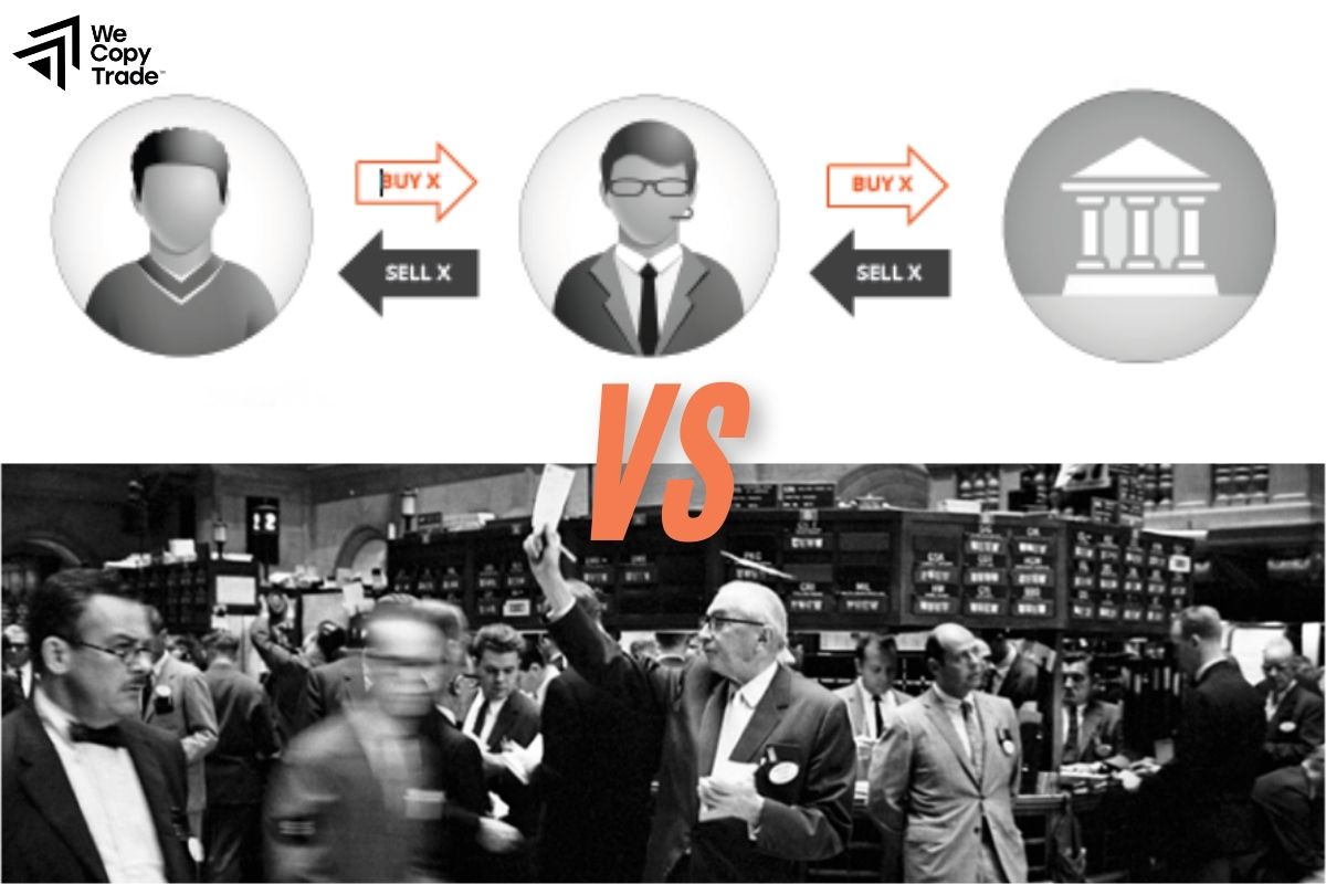 Hybrid brokers trading vs. traditional trading