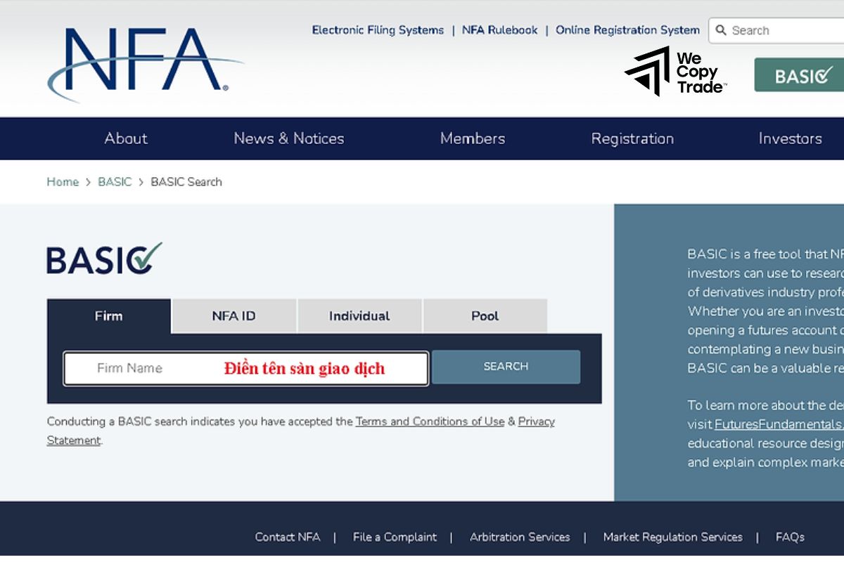 Search by Broker/Entity Name